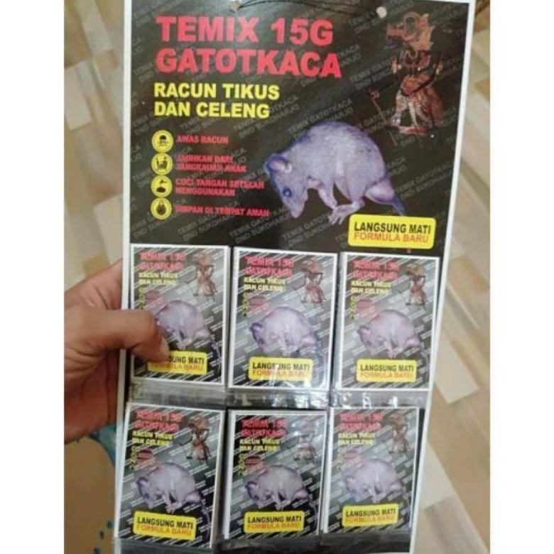 Flash Sale New Arrival Racun Tikus Temix Gatotkaca Renteng Grosir