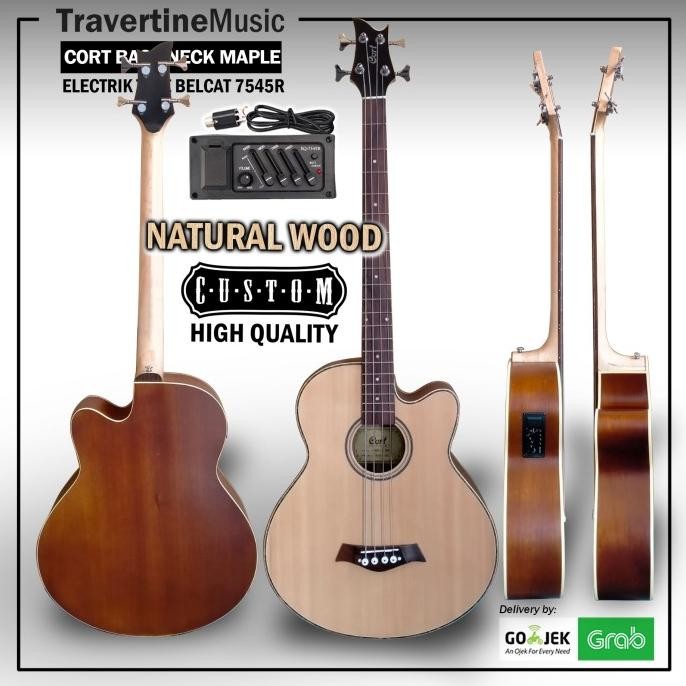 Produk Baru Gitar Bass Akustik Elektrik Cort Cutaway High Quality Limited Custom