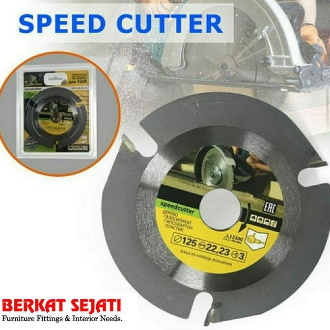 

Berkualitas Mata Gerinda Pisau Potong Kayu Circle Circular Saw SPEEDCUTTER 5" x 3T