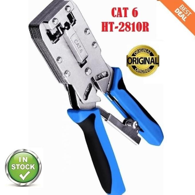 

CRIMPING TOOL CAT 6 - CAT6 HT 2810R - TANG CRIMPING TOOL CAT 6 ORIGINAL