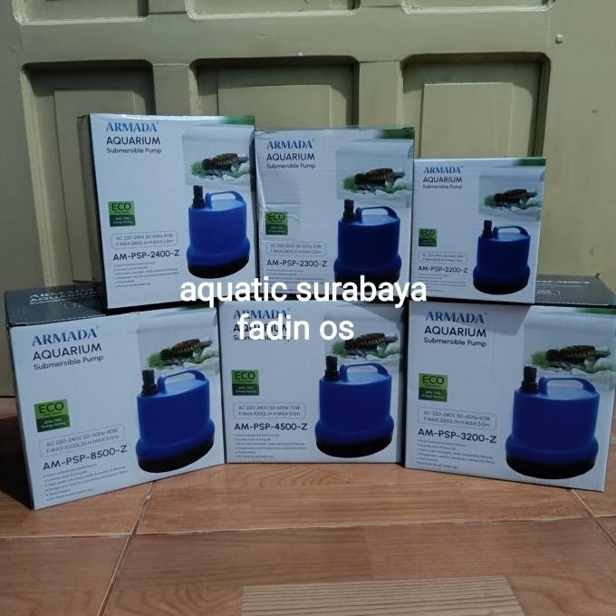 Siap Kirim Armada Pompa Air Celup Aquarium PSP 2200