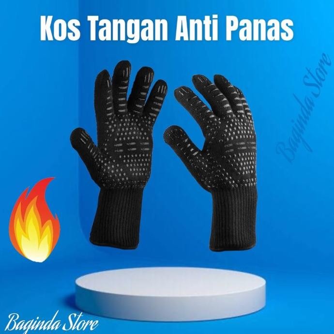 

Berkualitas Sarung Tangan Aramid Anti Panas Pisau W43 Heat Resistant Oven Gloves