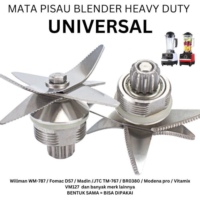 

Berkualitas Mata pisau blender heavy duty blade JTC Willman Fomac Getra 787 767