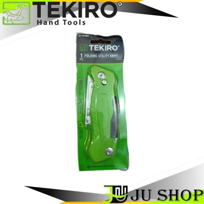 

Berkualitas TEKIRO FOLDING UTILITY KNIFE GT-FU1984/Pisau Cutter Lipat Multifungsi