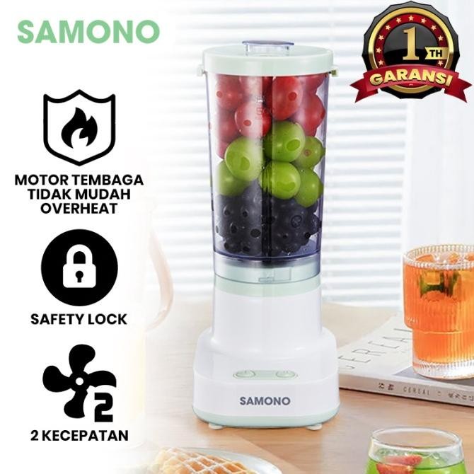 

Berkualitas Samono Blender Mini Multifungsi Low Watt 4 Mata Pisau SW-BL180