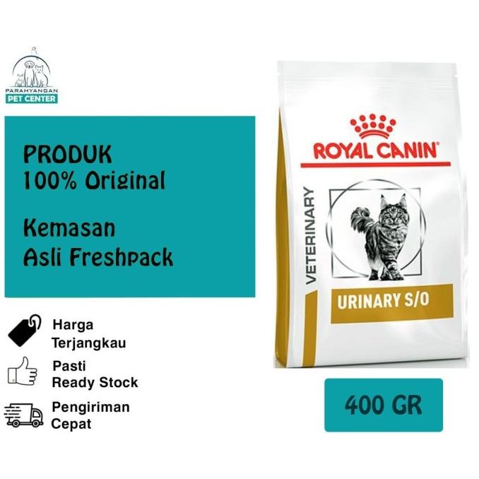 

ROYAL CANIN URINARY S/O CAT 400GR - PRICE ORIGINAL