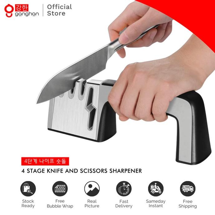 

Berkualitas Ganghan Pengasah Pisau Gunting | Knife Sharpener 4 Stages S-010