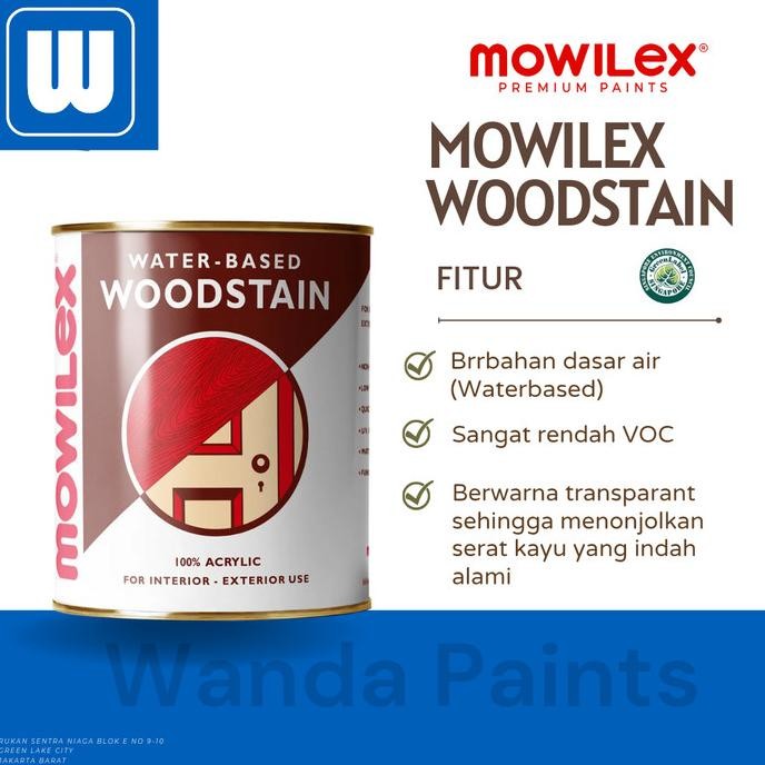 

WOODSTAIN MOWILEX CAT KAYU WATERBASED ORIGINAL