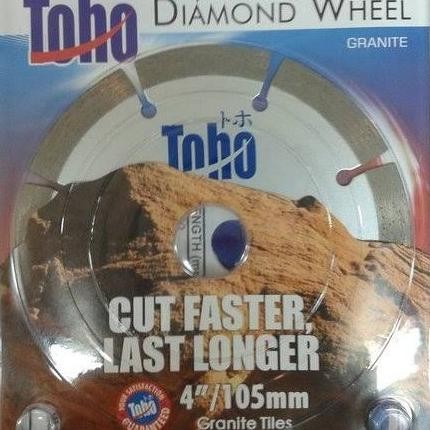 

Berkualitas MATA PISAU POTONG KERAMIK/GRANIT TOHO 105MM (DIAMOND WHEEL)