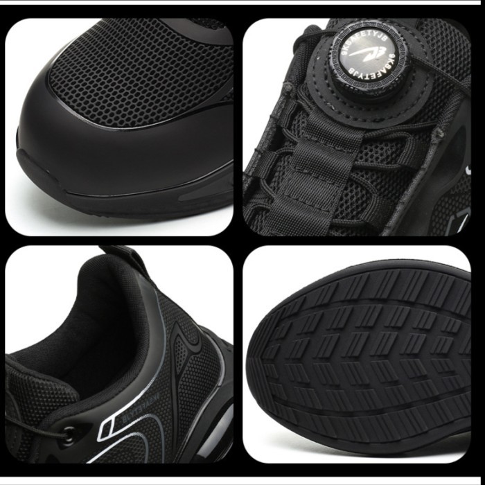 Jual Sepatu Safety Pria Ujung Besi Sporty Original Safety Shoes Import