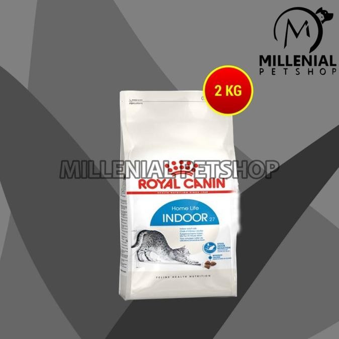 

MAKANAN KUCING ROYAL CANIN INDOOR 27 2KG INDOR 27 2 KG CAT FOOD ORIGINAL