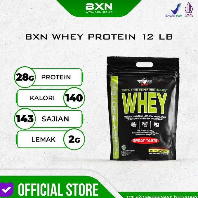 

Terlaris Bxn Whey Protein 12Lb Susu Rendah Lemak Suplemen Fitnes Diet Ready Stok
