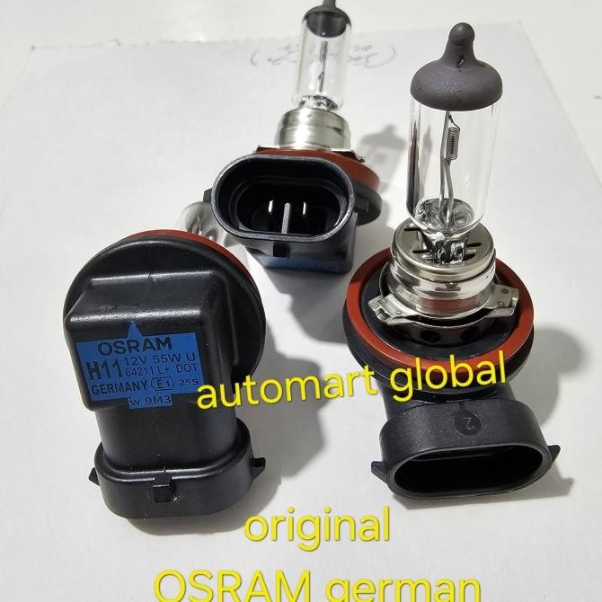 BOLA LAMPU H11 FOGLAMP BUMPER HONDA FREED JAZZ OSRAM GERMANY ORIGINAL ORIGINAL