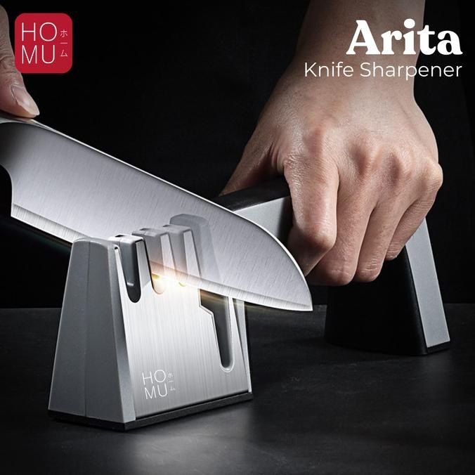 

Berkualitas HOMU - ARITA Diamond Coated Alat Pengasah Pisau dan Gunting 4 Stage XL