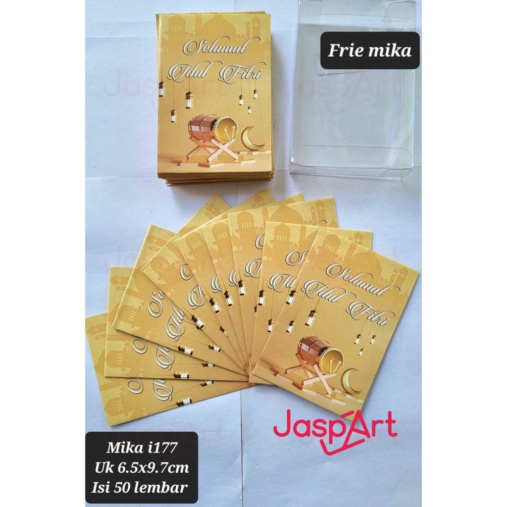 

~^~^~^] AMPLOP LEBARAN HARI RAYA IDUL FITRI MIKA ISI 50 LEMBAR - mik_i_177