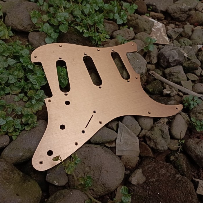 Pickguard Gitar Fender Stratocaster Stratocaster Anodized