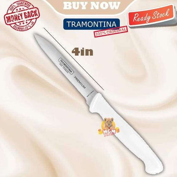 

Berkualitas Madein Brazil PREMIUM Tramontina Fruit Knife 4in Sayur Pisau buah 10cm
