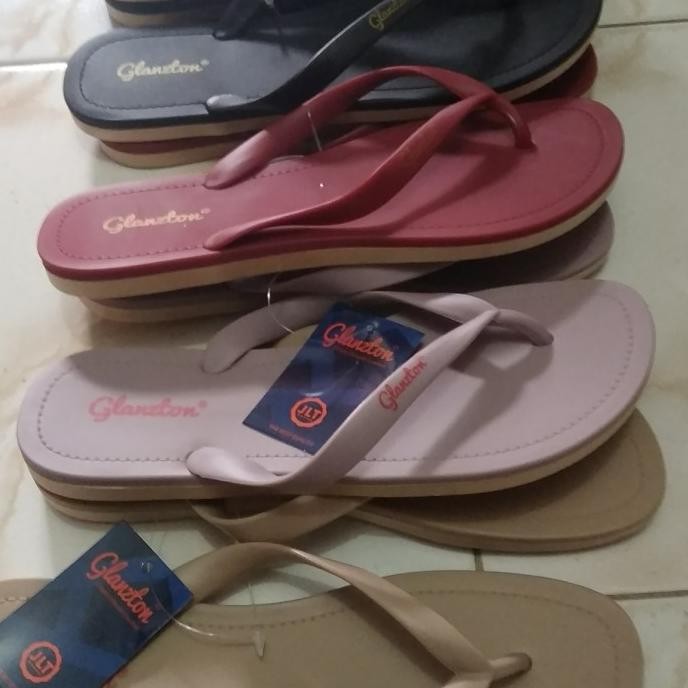 SANDAL JEPIT WANITA KARET JELLY GLANZTON