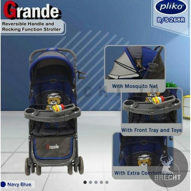Stroller Bayi Pliko Grande 268 Kereta Dorong Bayi Pliko Grande New