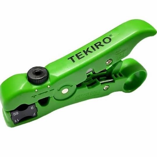 

Berkualitas Tekiro pisau cutter pemotong kabel 2 blade cable stripper