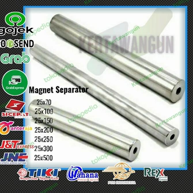 ori - magnet neodymium / magnet batang / separator 25x150mm