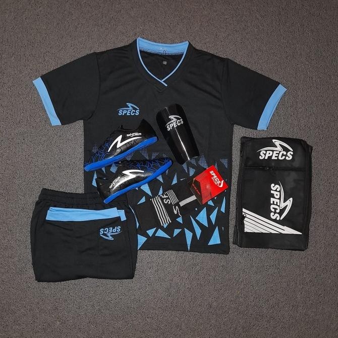 PAKET KOPLIT 5 SET SEPATU FUTSAL ANAK SPECS SPYDER STELAN JERSEY