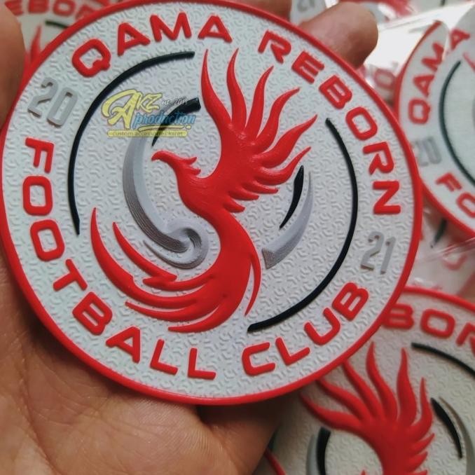 CUSTOM PATCH 3D RUBBER PREMIUM LOGO JERSEY SEPAK BOLA RUBBER