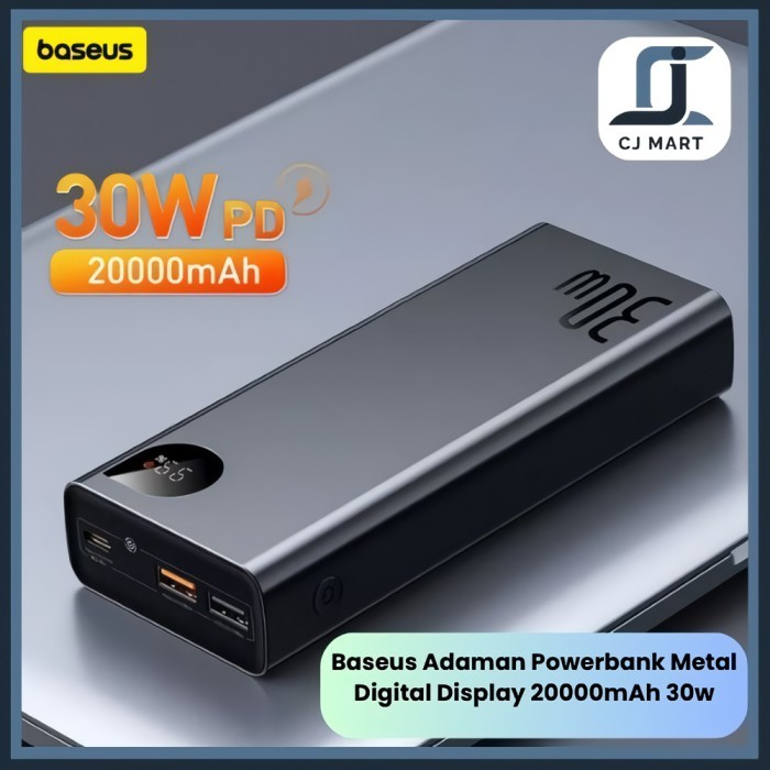 Baseus Adaman Powerbank Metal Digital Display 20000mAh 30w