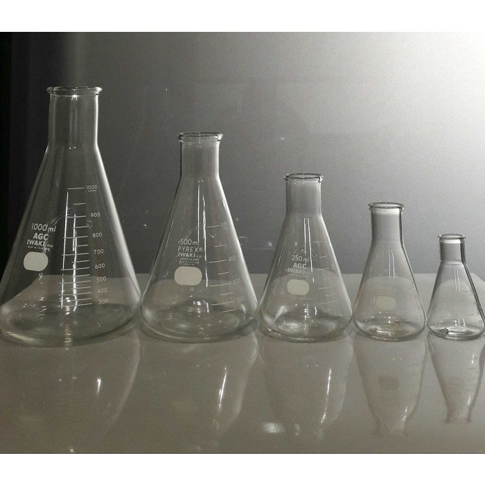 IWAKI / ERLENMEYER IWAKI / ERLENMEYER FLASK IWAKI / ERLENMEYER 100ML 200ML 250M 300ML 500ML IWAKI