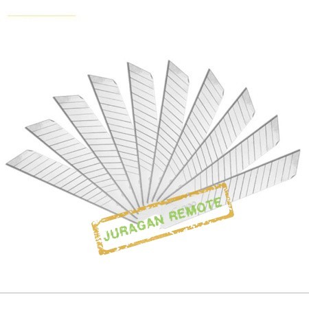 

Isi cutter besar 1pack isi 10pcs refill pisau cutter cuter