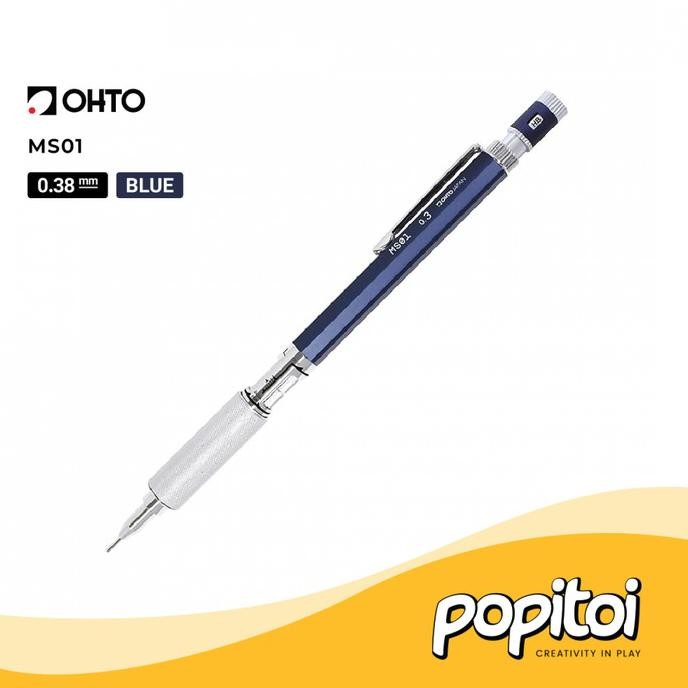 

NEW OHTO MS01 Mechanical Pencil 0.3 0.5 mm Pensil Mekanik Cetek Gambar Sketch Sketsa