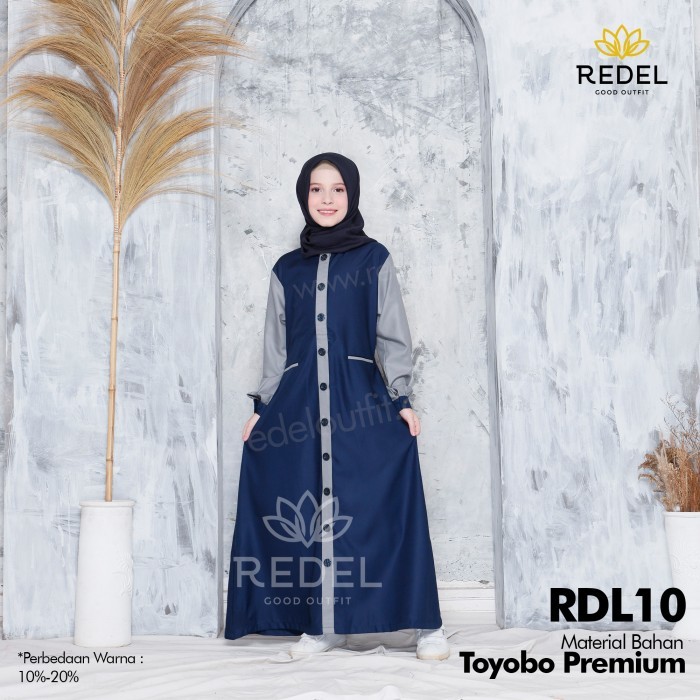 BIG SALE Baju Gamis Wanita Anak/Remaja Kekinian Toyobo Premium RDL10