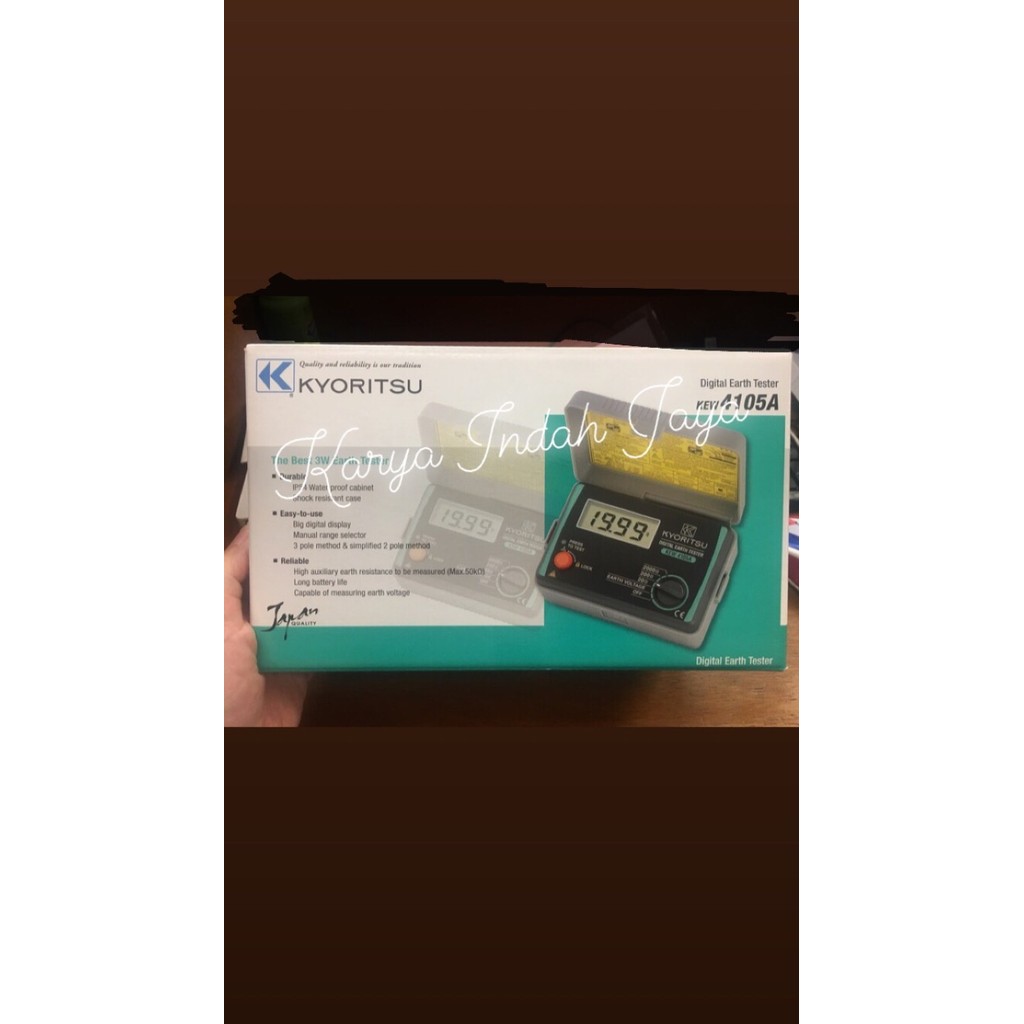 Earth Tester Kyoritsu 4105A Digital