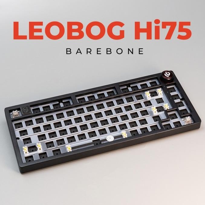 LEOBOG Hi75 Non-RGB Barebone Wire 75% Hotswappable Mechanical Keyboard