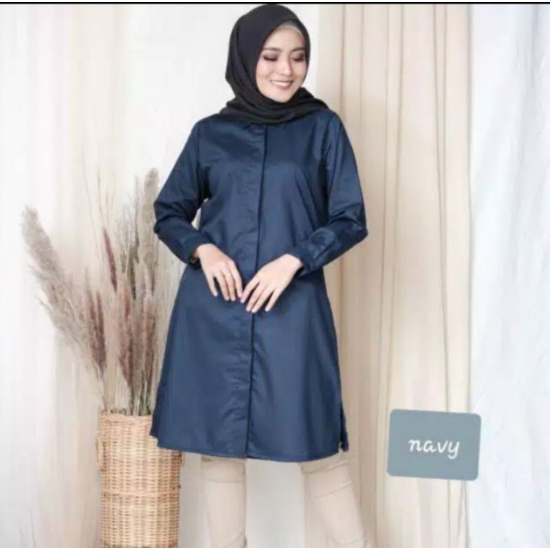 M L Xl Atasan Thunic Modern Tunikk Import Premium Tunix Tinik Remaja Trendy Atsan Cwek Cantik Rumik 