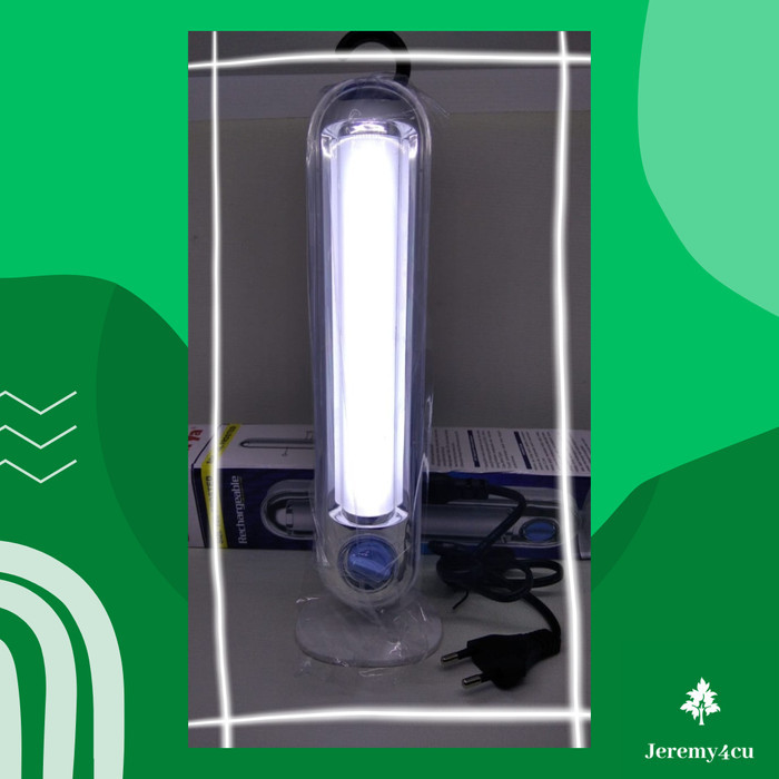 Lampu Led Darurat Rechargeable Otomatis Nyala Ketika Mati Listrik