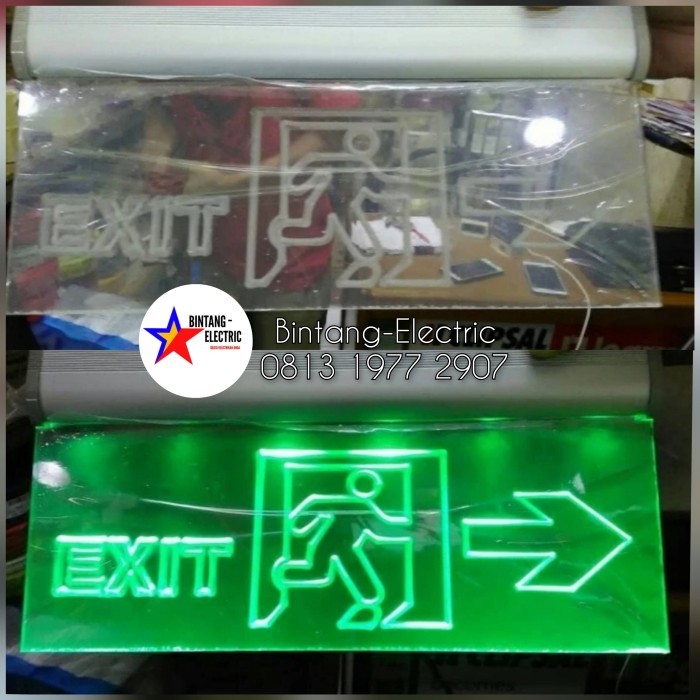 Lampu Darurat EXIT / Lampu Emergency EXIT LED - 6