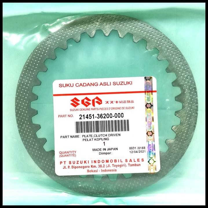 BESI PLAT GESEK KAMPAS KOPLING RGR 21451-36200 THUNDER SATRIA FU GSX