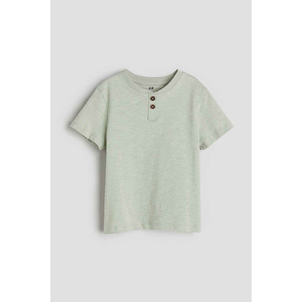 H&M Anak Laki-Laki Cotton Henley T-shirt 1225478_3