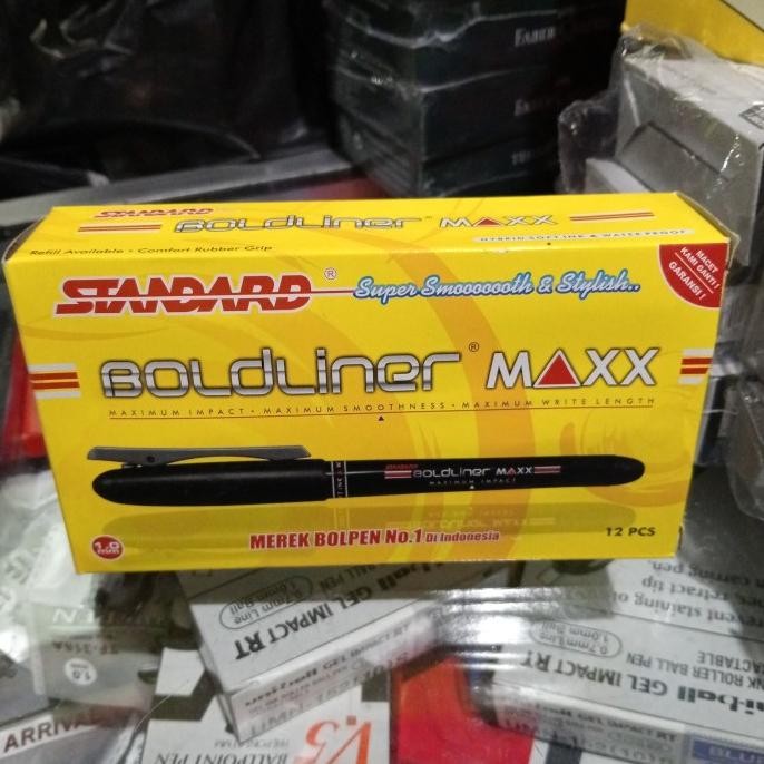 

Standard Pen Pulpen BoldLiner Maxx 1.0 Isi 12 pulpen Ballpoint