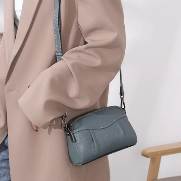 TERLARIS Tas Bandung - Manopo tas slempang mini / tas wanita - Abu-abu