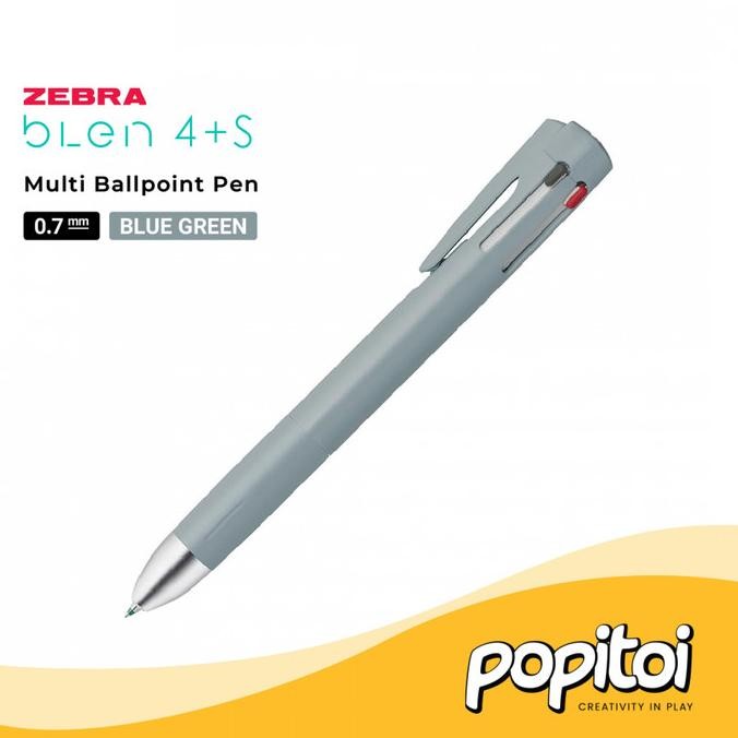 

TERLARIS - Zebra Blen 4S Multi Ballpoint Pen 0.5 0.7 mm 4&S 4&1 4+1 Pulpen Tinta Warna Warni Function Mechanical Pencil Pensil Mekanik