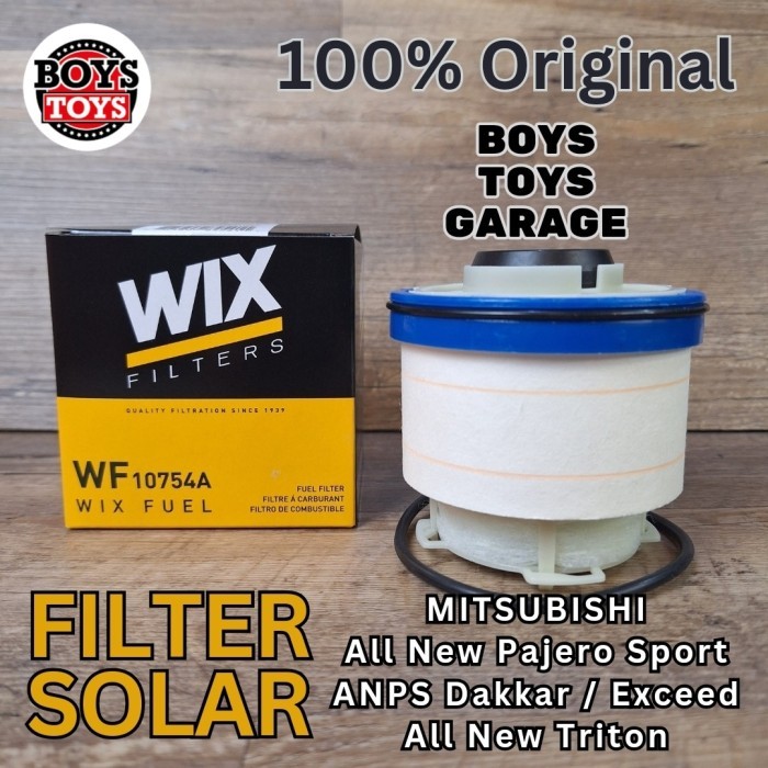WIX Filter Solar Mitsubishi ANPS All New Pajero Sport All New Triton Diesel 4N15 Diesel WIX Fuel