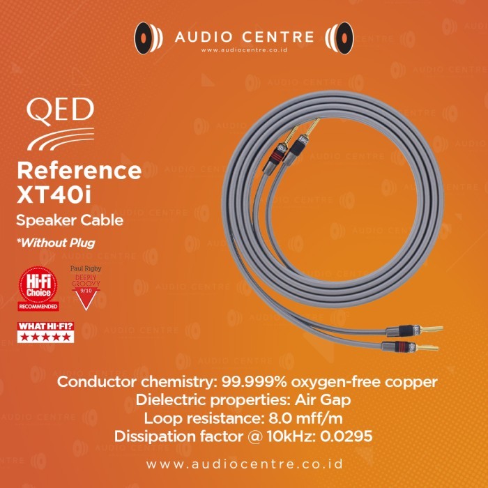 TERLARIS QED Reference XT40i Speaker Cable harga permeter tanpa Banana Plug