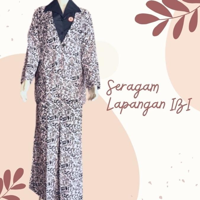 SALE Dijual Baju Ibi Lapangan , Seragam Batik Bidan Nasional Terbaru