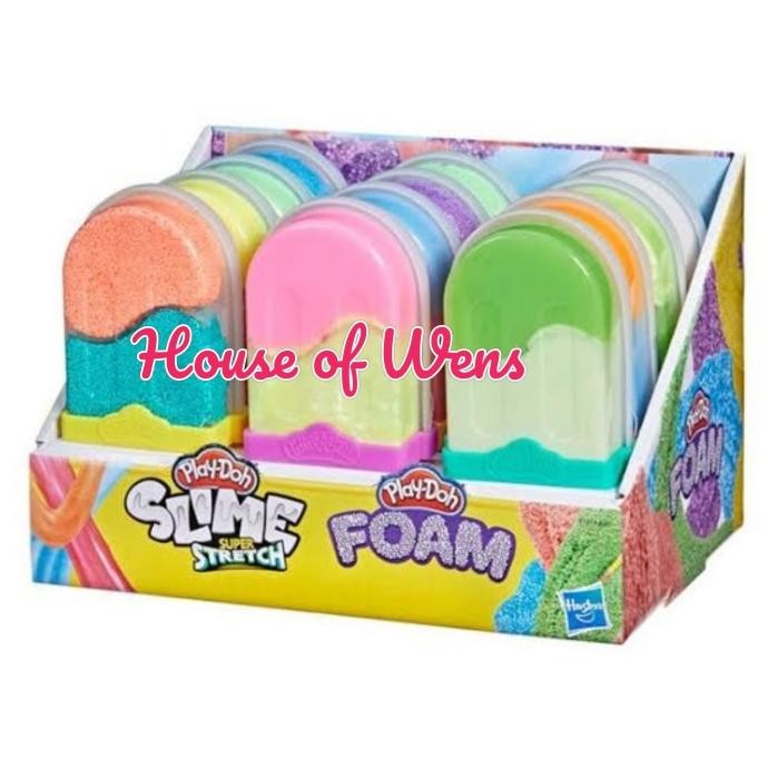 

TERSEDIA PLAY-DOH SLIME SUPER STETCH AND FOAM ORIGINAL - PLAYDOH - PLAY DOH