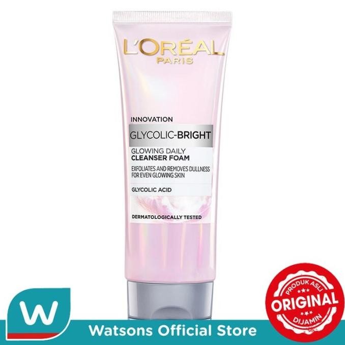 

TERSEDIA L'OREAL LOR GLYCOLIC BRIGHT FOAM 100ML