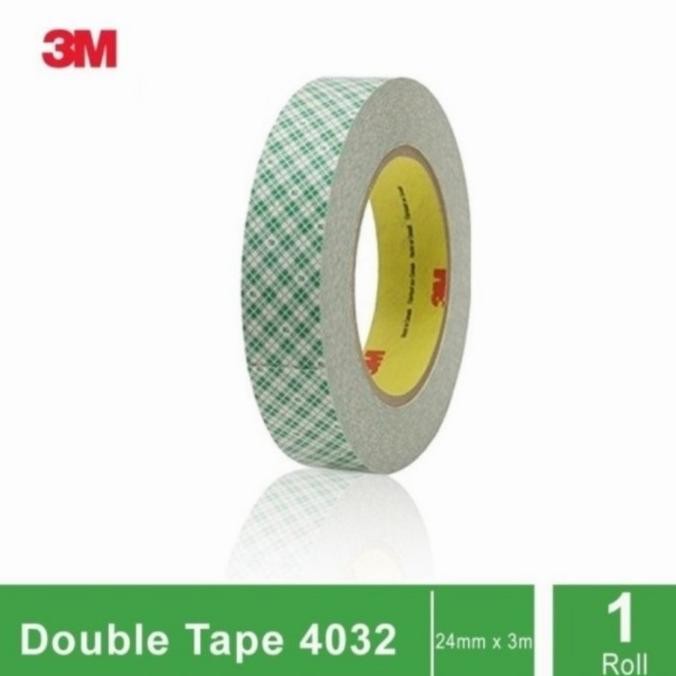 

TERSEDIA DOUBLE TAPE 3M 4032 MOUNTING TAPE/DOUBLE FOAM WHITE 24MM X 3MTR