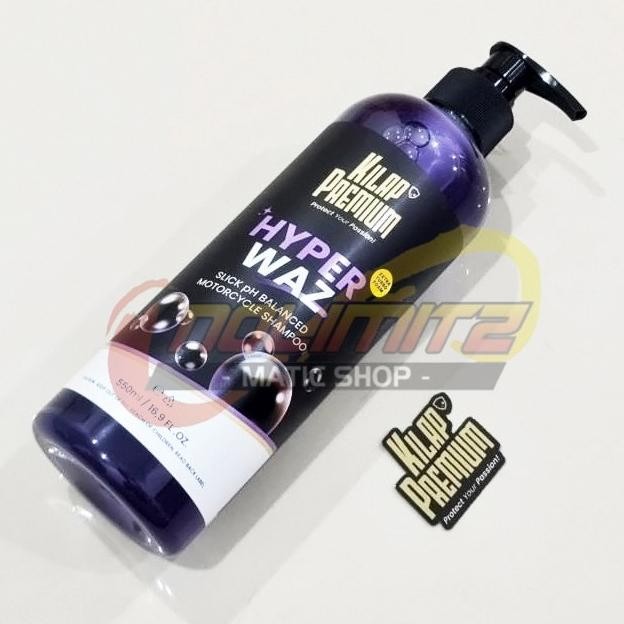 

TERSEDIA HYPERWAZ KILAP PREMIUM SHAMPOO MOTOR MOBIL HI FOAM PH BALANCED