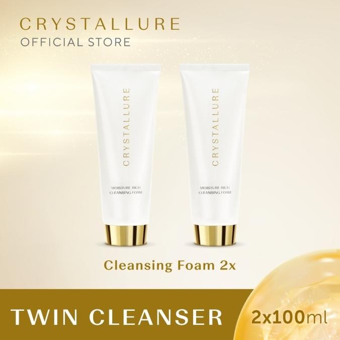 

TERSEDIA CRYSTALLURE TWIN PACK CLEANSING FOAM (PEMBERSIH ANTI-AGING)